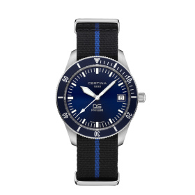 Montre Certina DS PH100M Gent Cadran Bleu Bracelet NATO