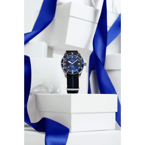 Montre Certina DS PH100M Gent Cadran Bleu Bracelet NATO