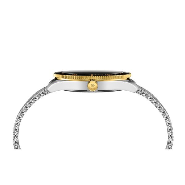 Montre Certina DS PH100M Gent Cadran Argent Bracelet Maille milanaise,Acier inoxydable