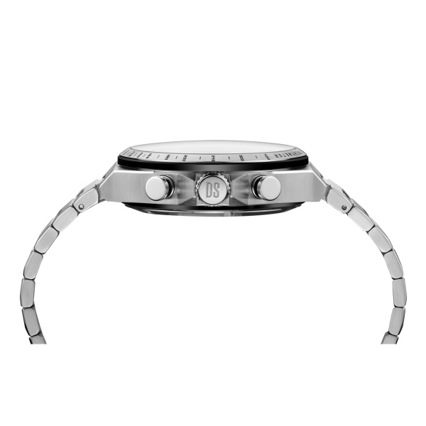 Montre Certina DS-7 Chrono Auto Cadran Noir Bracelet Acier inoxydable