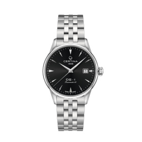 Montre Certina DS-1 38mm Cadran Noir Bracelet Acier inoxydable