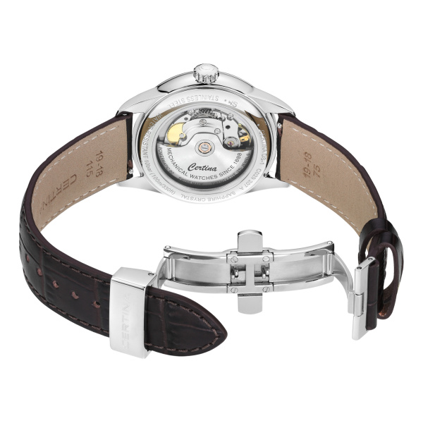 Montre Certina DS-1 38mm Cadran Vert Bracelet Cuir