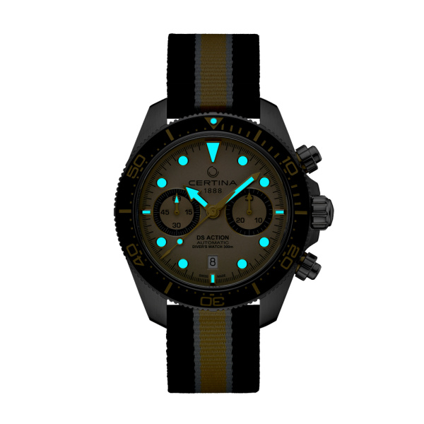 Montre Certina DS Action Diver Chrono Cadran  Bracelet