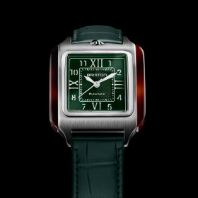 Montre BRISTON Streamliner Kennedy Vert Bracelet Cuir Vert
