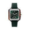 Montre BRISTON Streamliner Kennedy Chrono Vert Bracelet Caoutchouc