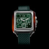 Montre BRISTON Streamliner Kennedy Chrono Vert Bracelet Caoutchouc