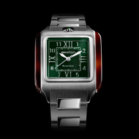 Montre BRISTON Streamliner Kennedy Vert Bracelet Acier Inoxydable