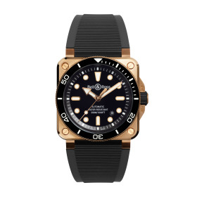 Montre Bell & Ross Diver Black Bronze Edition Limitée Bracelet Caoutchouc