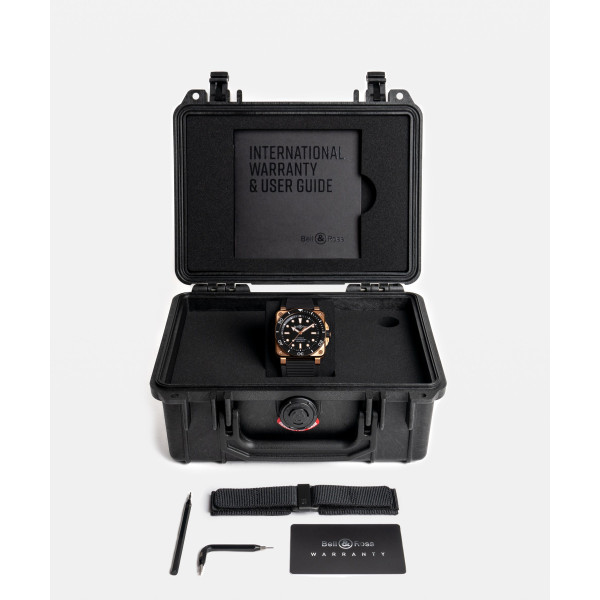 Montre Bell & Ross Diver Black Bronze Edition Limitée Bracelet Caoutchouc