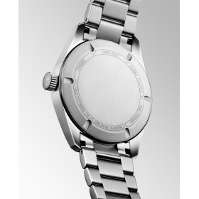 Montre Longines Spirit Flyback Automatique 42 mm Cadran Noir Bracelet cuir