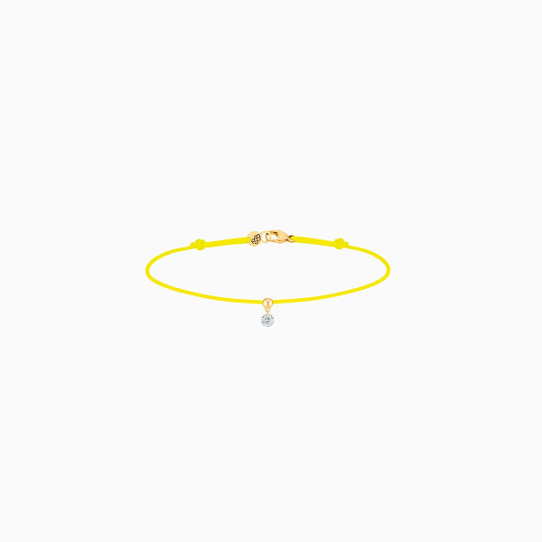 Bracelet La Brune & La Blonde BB Or Jaune Diamant 0,10ct