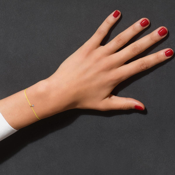 Bracelet La Brune & La Blonde BB Or Jaune Diamant 0,10ct