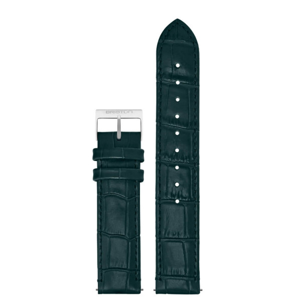 Bracelet Briston Cuir Luxury 18mm Vert Mat
