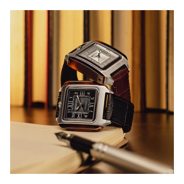 Bracelet Briston Cuir Luxury 18mm Vert Mat