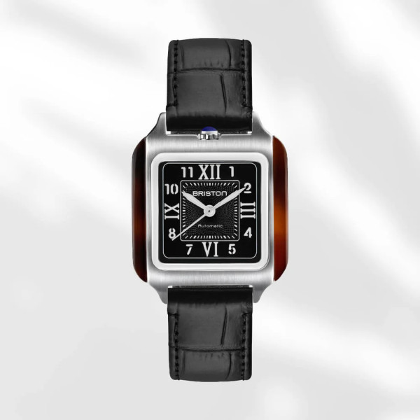 Bracelet Briston Cuir Luxury 18mm Vert Mat