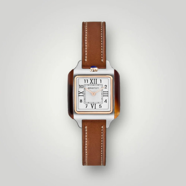 Bracelet Briston Cuir 2 Brins 12mm Marron