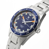 Montre LIP Nautic 3 Quartz 200 M 39 MM Cadran bleu Bracelet Acier Inoxydable