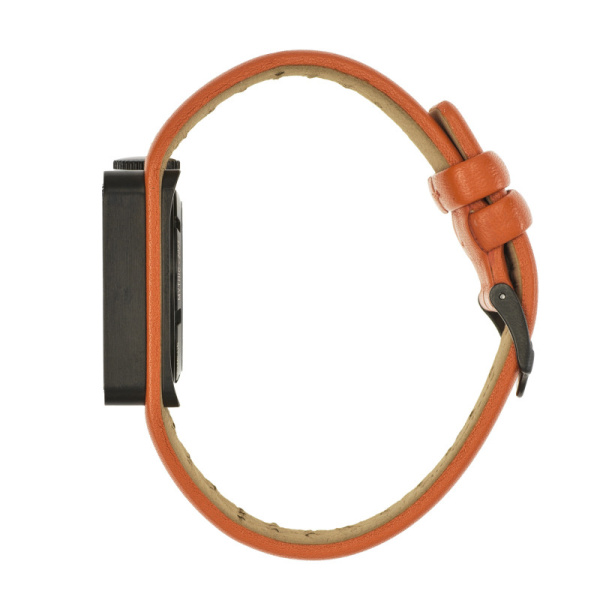 Montre LIP Mythic Automatique 35 mm Cadran noir Bracelet cuir lisse