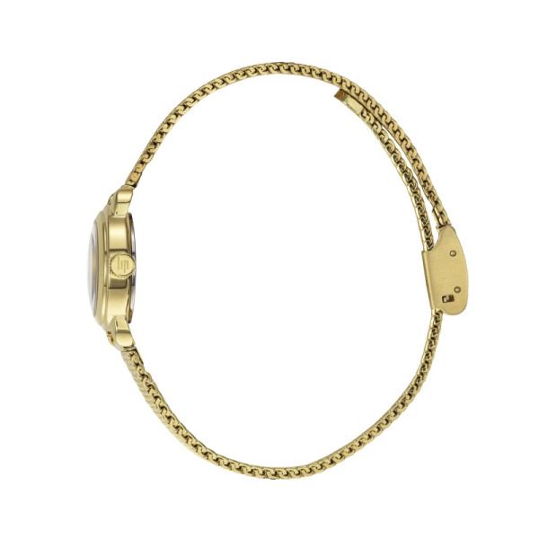 Montre LIP Henriette Classique 18 mm Cadran noir Bracelet Acier Inoxydable