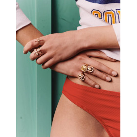 Chevalière Stone Paris Célèste Or Jaune et Diamants