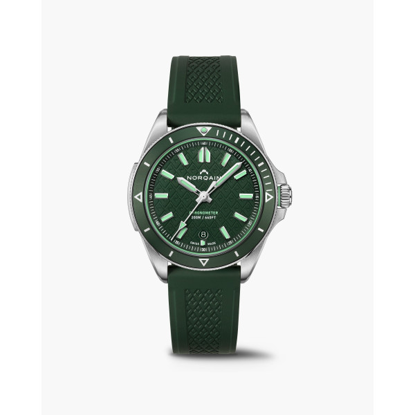 Montre Norqain Adventure 40mm Cadran Vert Foncé Bracelet Caoutchouc