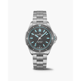 Montre Norqain Adventure Neverest GMT Glacier 41mm Bracelet Caoutchouc Noir