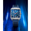 Montre Depancel x Dams Lucas Oil Série-R01 Edition Limitée Bracelet Caoutchouc Bleu