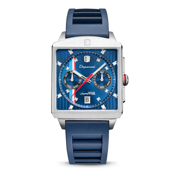 Montre Depancel Série R - F-BACK - DUSK BLUE Bracelet Cuir