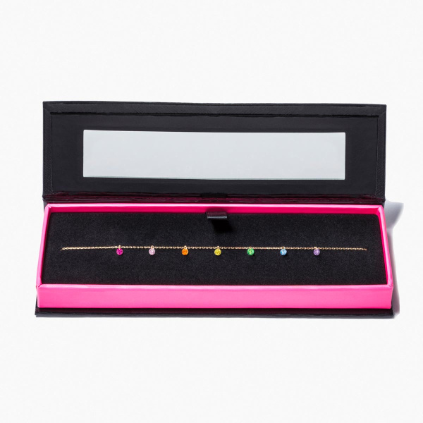 Collier La Brune & La Blonde Confetti Rainbow 7 Pierres