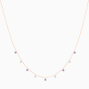 Collier La Brune & La Blonde Confetti Mini Rivière Améthystes Et Diamants