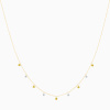 Collier La Brune & La Blonde Confetti Mini Rivière Saphirs Jaunes Et Diamants