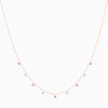 Collier La Brune & La Blonde Confetti Mini Rivière Saphirs Roses Et Diamants