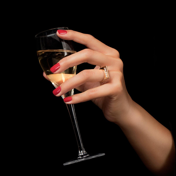 Bague La Brune & La Blonde Funambule 5 Diamants Or Jaune