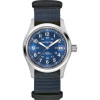 Montre Hamilton Khaki Field Auto 38mm Cadran Bleu Bracelet Textile
