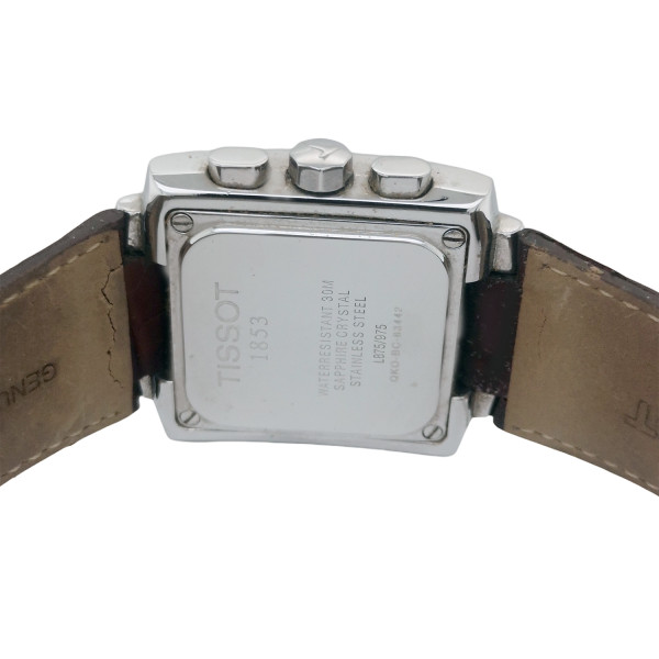 Montre Occasion Tissot TXL Chronographe Bracelet Cuir Brun