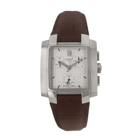 Montre Occasion Tissot TXL Chronographe Bracelet Cuir Brun