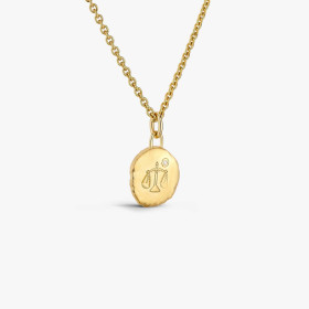 Médaille Arthus Bertrand Astro Balance Or Jaune & Diamant Or Jaune 15 mm