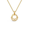 Collier Arthus Bertrand Or Jaune Spirale Etoilée Or Jaune