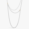 Collier Arthus Bertrand Argent & Or Maxima Trois Rangs Argent,Or Jaune