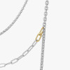Collier Arthus Bertrand Argent & Or Maxima Trois Rangs Argent,Or Jaune