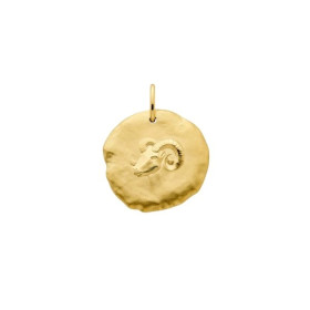 Médaille Arthus Bertrand Astro Bélier Or Jaune 23 mm
