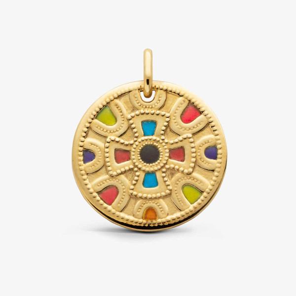 Médaille Arthus Bertrand Croix Mérovée Or Jaune 30 mm