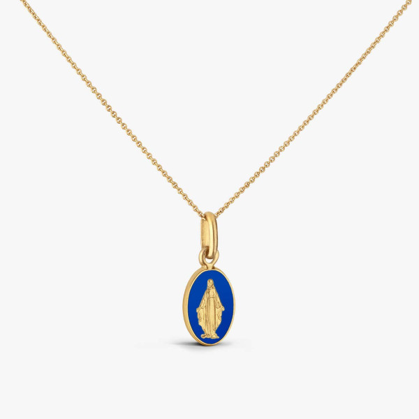 Médaille Arthus Bertrand Miraculeuse Bleu Roi