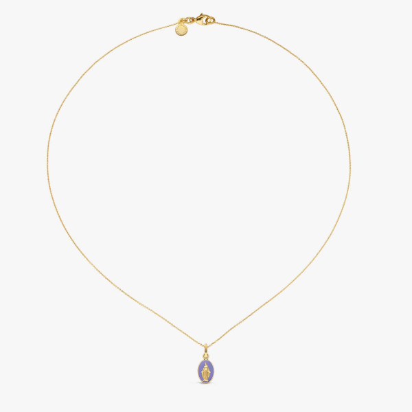 Médaille Arthus Bertrand Miraculeuse Lilas Or Jaune