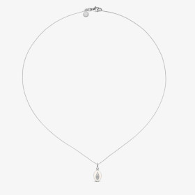 Médaille Arthus Bertrand Miraculeuse Or Blanc Ivoire