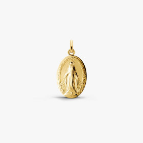 Médaille Arthus Bertrand Miraculeuse Or Jaune 18mm