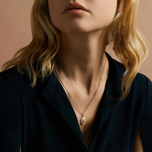 Médaille Arthus Bertrand Miraculeuse Or Jaune Diamant