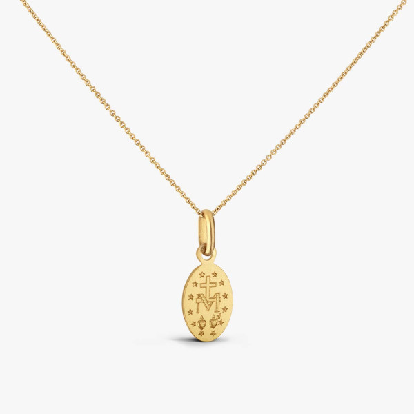 Médaille Arthus Bertrand Miraculeuse Or Jaune Ivoire