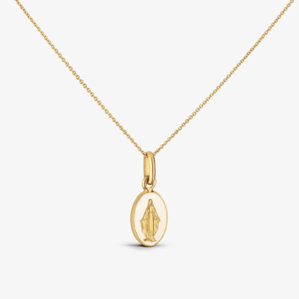Médaille Arthus Bertrand Miraculeuse Or Jaune Ivoire