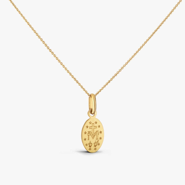 Médaille Arthus Bertrand Miraculeuse Orange Or Jaune 10mm